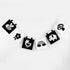 High Contrast Reversible Monochrome Felt Banner